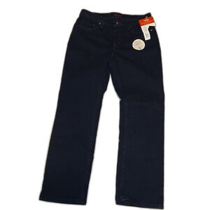 Wrangler Jeans Size 10P Tummy Control Panel Slimming Straight Leg Stretch Denim